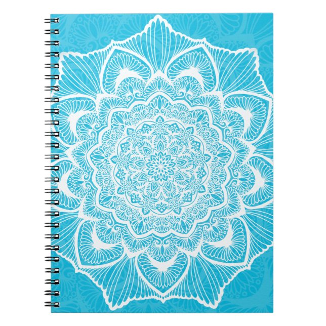 Mystic Bloom Mandala Notizblock (Vorderseite)