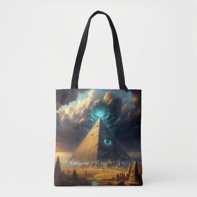 Mystic Blue Pyramide Art (Vorderseite)