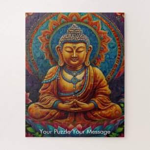 Mystic Boho Buddha Mandala Puzzle