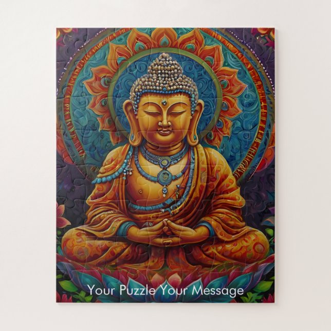 Mystic Boho Buddha Mandala Puzzle (Vertikal)