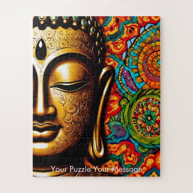 Mystic Boho Buddha Mandala Puzzle (Vertikal)