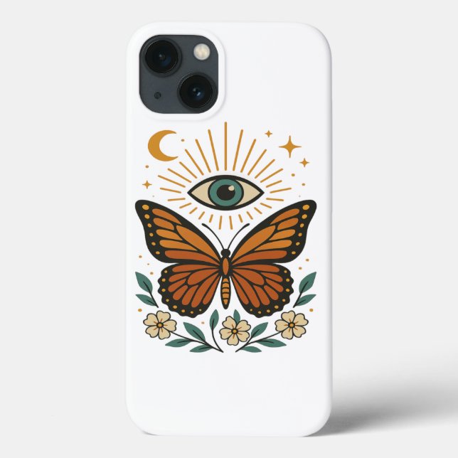 Mystic Butterfly Vision Case-Mate iPhone Hülle (Rückseite)