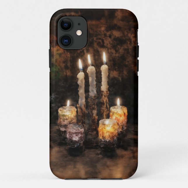 Mystic Candlelight Pumpkin Mobile Case (Rückseite)