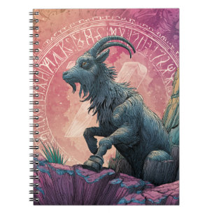Mystic Capricorn Zodiac Notebook Notizblock