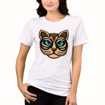 Mystic Cat Eyes Women's T-Shirt Art
