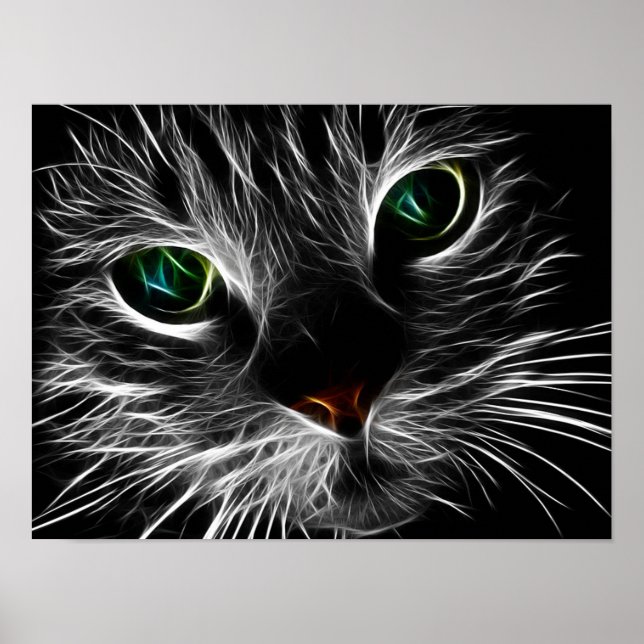 Mystic Cat Poster (Vorne)