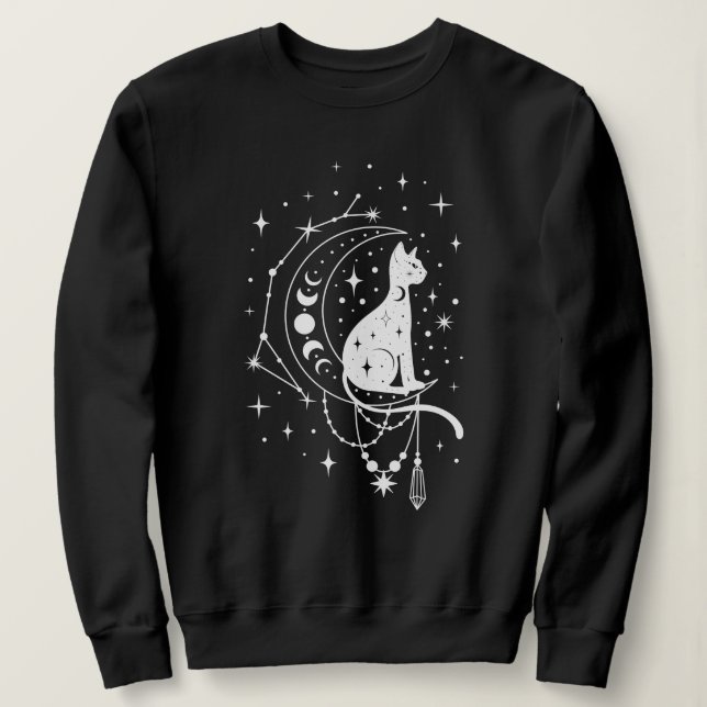 Mystic Cat Sweatshirt (Design vorne)