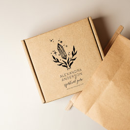 Mystic Celestial Cristal Spiritual Elegant Script  Gummistempel