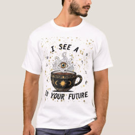 Mystic Coffee Crystal Ball Tee - Latte Vibes Only