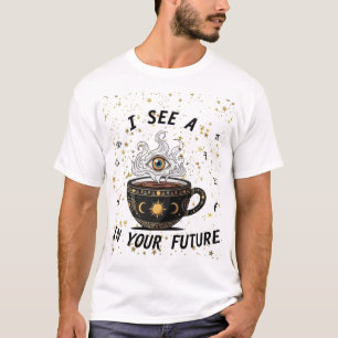 Mystic Coffee Crystal Ball Tee - Latte Vibes Only