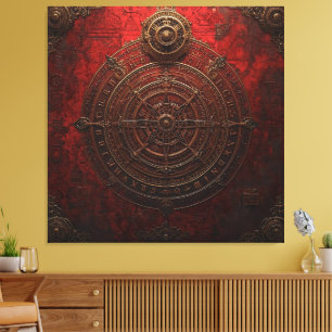 Mystic Compass Rose Leinwanddruck