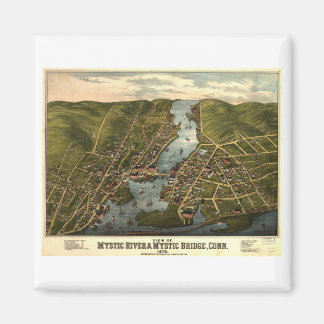 Mystic Connecticut 1879 Magnet
