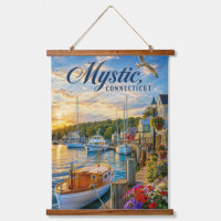 Mystic, Connecticut Hafen Sonnenuntergang