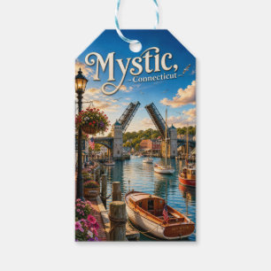 Mystic, Connecticut Klappbrücke Hafen Geschenkanhänger