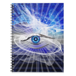Mystic Cosmic Eye Theme Notizblock