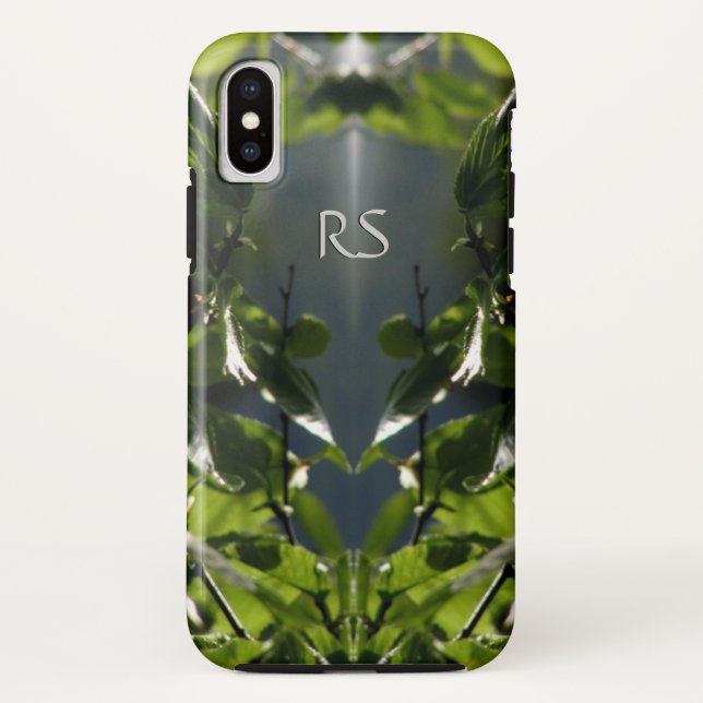 Mystic Cove Monogram Case-Mate iPhone Hülle (Rückseite)