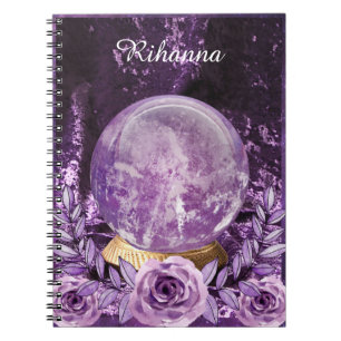 Mystic Crystal Ball Fortune Teller Notebook Notizblock