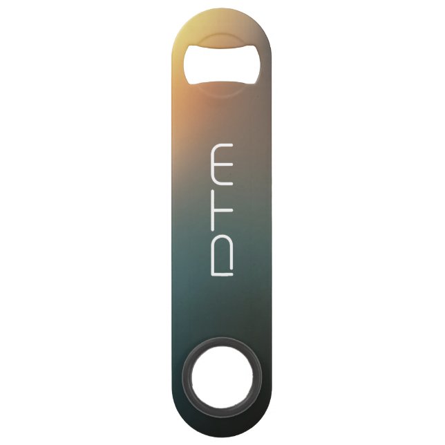 Mystic Custom Monogram Bottle Opener Speed Flaschenöffner (Vorderseite)