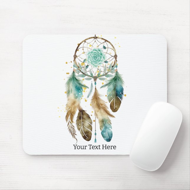 Mystic Dreamcatcher Spirituelle Metaphysische Yoga Mousepad (Mit Mouse)