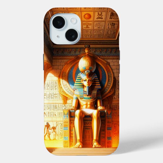 Mystic Echoes-4D Anime Egyptian Case-Mate iPhone Hülle (Rückseite)