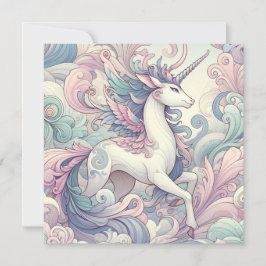 Mystic Elegance: Pastel Kirin Whispers Einladung