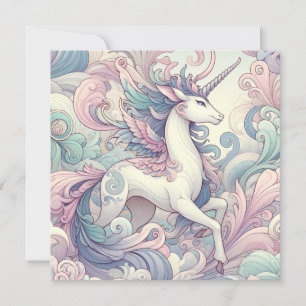Mystic Elegance: Pastel Kirin Whispers Einladung