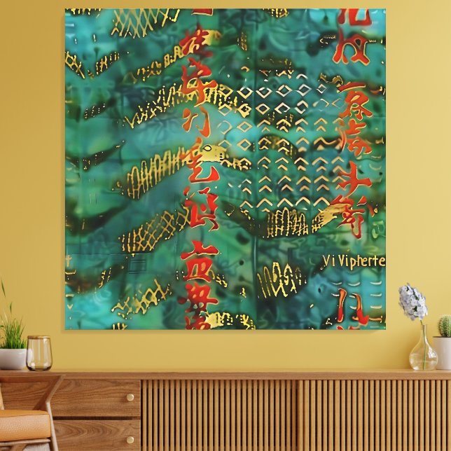 Mystic Enigma Leinwanddruck (Insitu (Wohnzimmer))