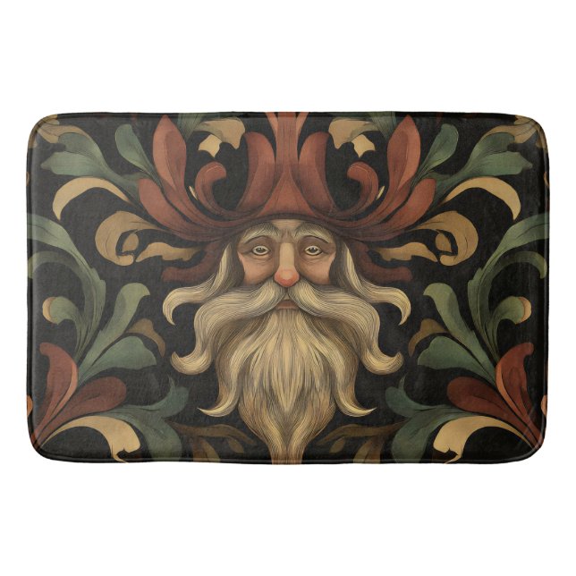 Mystic Fantasy Gnome Badematte (Vorderseite)