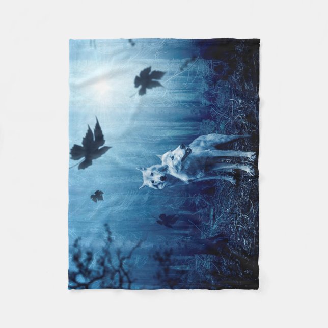 Mystic Forest Fleecedecke (Vorderseite)