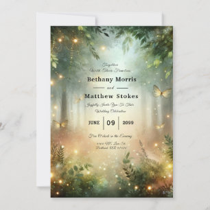 Mystic Forest Meadow Magic Einladung