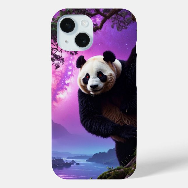 Mystic Forest Panda Case-Mate iPhone Hülle (Rückseite)