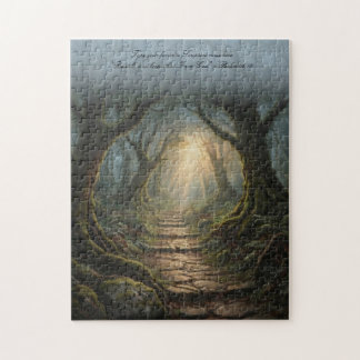 Mystic Forest Path Spiritual Jigsaw Puzzle
