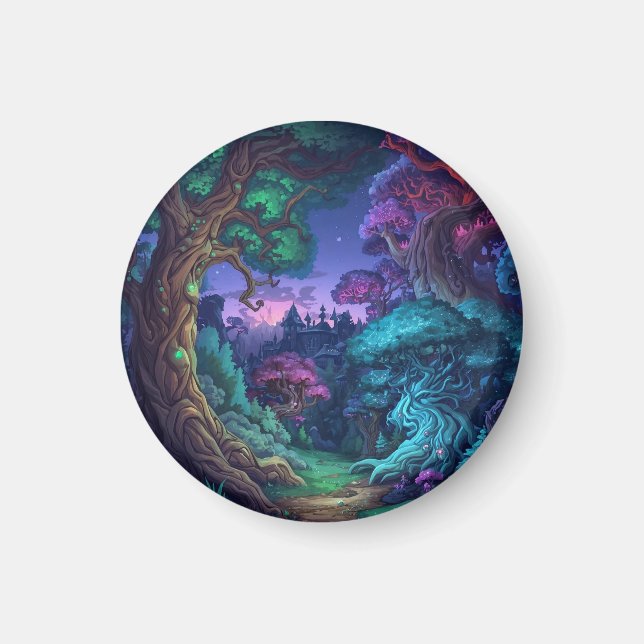 Mystic Forest Realm Magnet (Vorne)