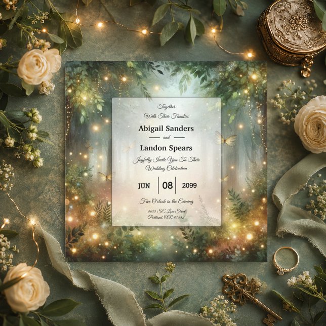 Mystic Forrest Meadow Magic Einladung (Von Creator hochgeladen)