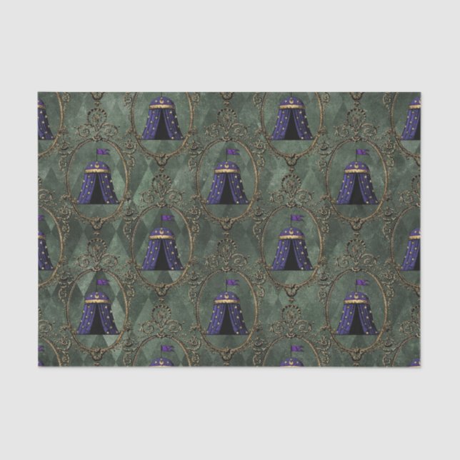 Mystic Fortune Teller Circus Party Seidenpapier (Vorderseite)