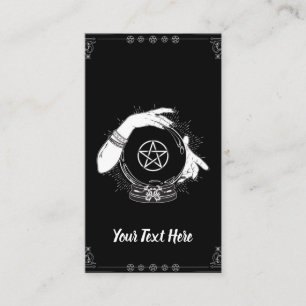 Mystic Fortune Teller Mystical Crystal Ball Visitenkarte