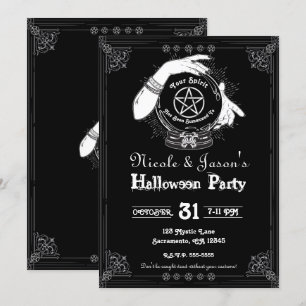 Mystic Fortune Teller Mystical Halloween-Party Einladung