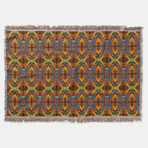 Mystic Fraktal Throw Blanket Decke