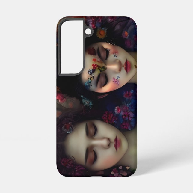 Mystic Garden: Blumenträume Samsung Galaxy Hülle (Rückseite)
