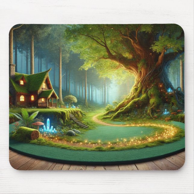Mystic Grove – The Enchanted Sanctuary Mousepad (Vorne)