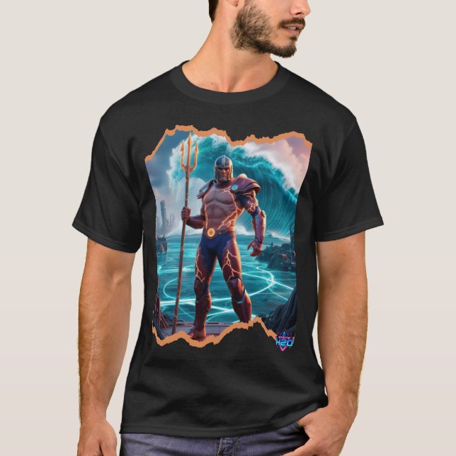 Mystic H2O King of Atlantis Design T-Shirt (Vorderseite)