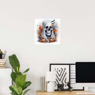 Mystic Halloween Ghost Art - Verzauberndes Geschen Poster
