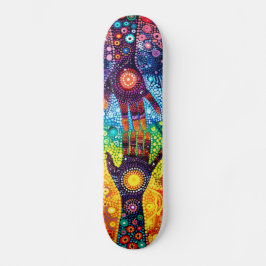 Mystic Hands - Aborigine Style - Skateboard Deck