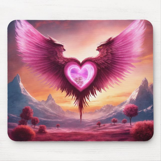 Mystic Heartscape Design Mousepad (Vorne)