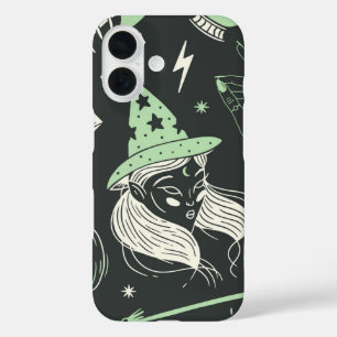 Mystic Hexe ästhetische Halloween Magie iPhone 16 Hülle