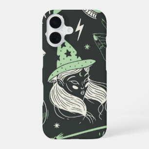 Mystic Hexe ästhetische Halloween Magie iPhone 16 Hülle