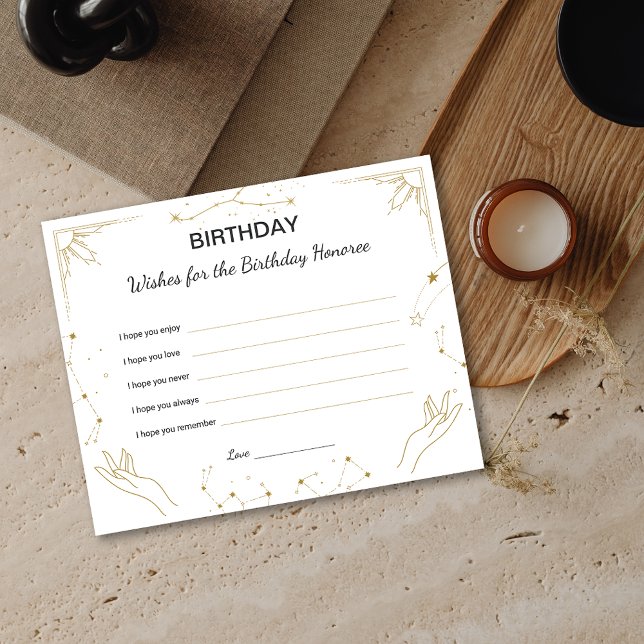 Mystic Horoskop Moon Birthday Guest Wwünschcard (Mystic Horoscope Moon Birthday Guest Wishes Card)