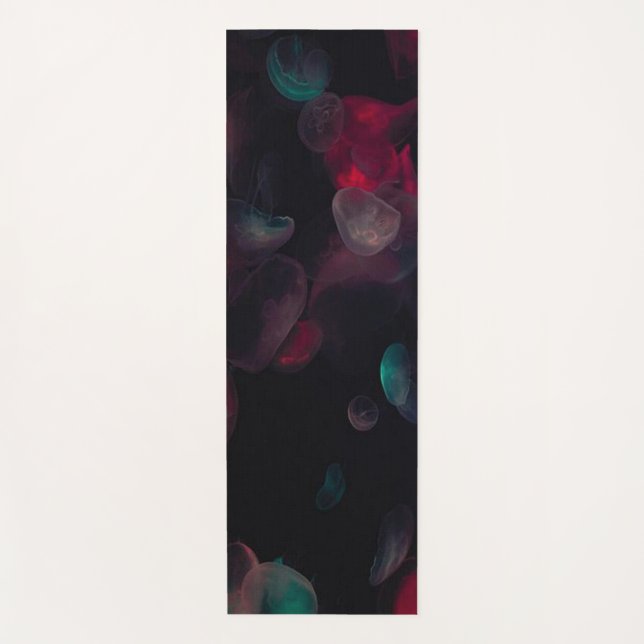 Mystic Jellyfish Yoga Mat Yogamatte (Vorderseite)