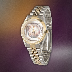 Mystic Journey Ahead, Boho in braun und schwarz   Armbanduhr