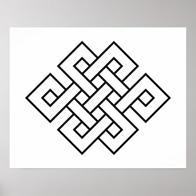 Mystic Knot - B&W 1 Poster (Vorne)